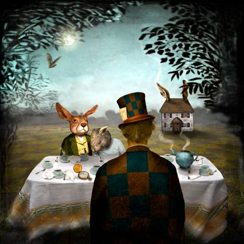 Allways Tea Time_Obra de Maggie Taylor_Colagem Digital 2008_EUA